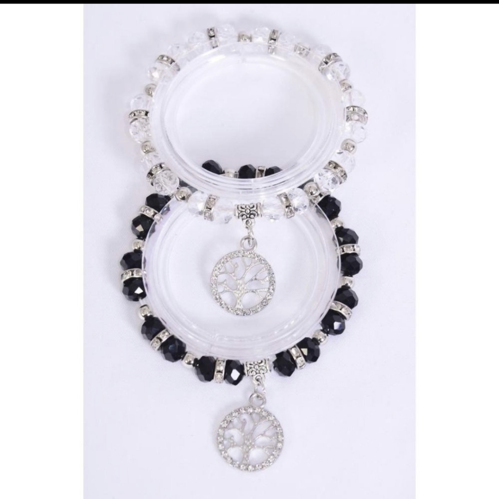 Tree of Life Charm Beaded Bracelets